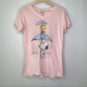 Peanuts Snoopy V neck T-shirt